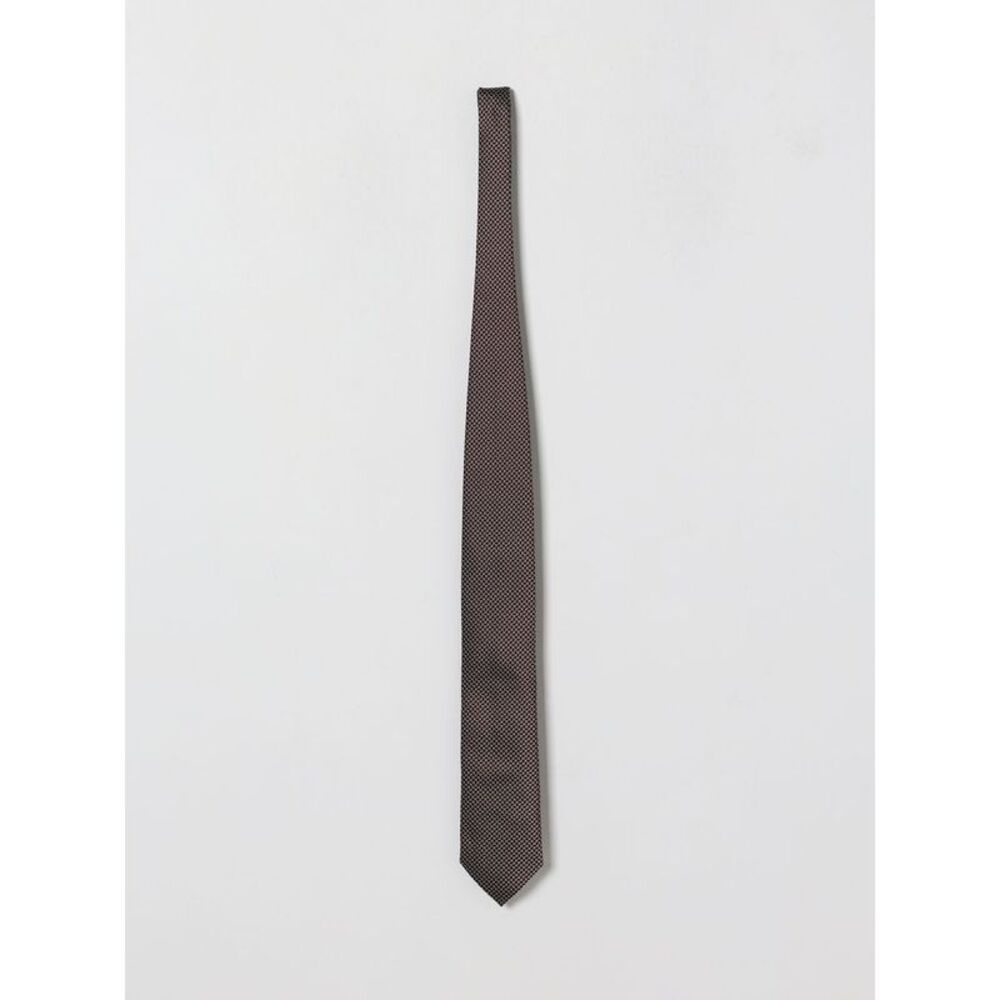 Zegna Men Zegna Jacquard Silk Tie